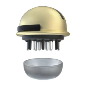 Electric Vibrating Scalp Massager Multiple Massage Modes Stress Release Head Scalp Massager Hair Growth Oil Applicator Scalp