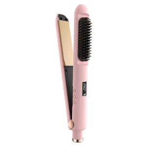 Electric Wireless Hair Straightener Comb Brush 3 in 1 Hair Straightener for Natural Hair