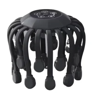 Electronic Octopus Head mounted Soothing Massage Device Red Light Therapy Frequent Vibration Head Massage Instrument