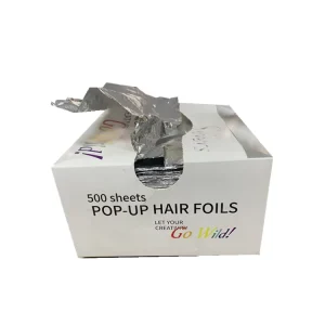 Embossed Pop up 99.9% Aluminium Foil Sheets 10 30 Micron Thickness Food Grade AA for Hairdressing Salon and Food Packing
