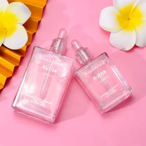 Empty Cosmetic Packaging 30ml 1oz 50ml 100ml Square Hair Care Serum Essential Oils Dropper Bottles