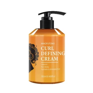 European American Herbal Curling Cream for Strong Hold Elastic Styling Moisturizing Fluffy Hair 280ml