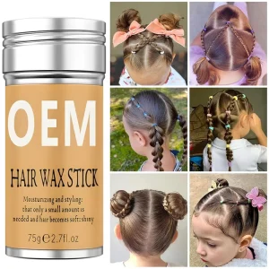 Extreme Hold Pomade Stick Smoothing Customized Wax Stick for Frizzy Hair Lasting Flyaways Hair Styling