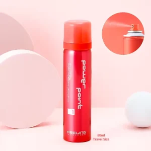 FEELING 1.0mini Travel Size Long Lasting Smooth Touch Anti humidity Strong Hold Hair Spray No Residue 80ML Hair Spray