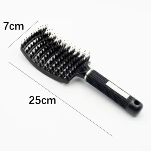 FYD High Quality Easy Clean Custom Cushion Scalp Massage Styling Hairbrush Nylon Sets Comb Salon Tools Detangle Hair Brush