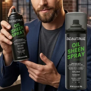Factory Barber Hair Styling Products Men Oil Sheen Quick Dry Moisturizing Shiny Finish Scalp Friendly Frizz Control