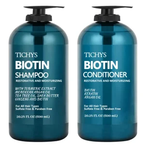Factory Biotin Shampoo and Conditioner Hair Repair Kit (Contains Keratin) Sulfate Free Shampoo and Conditioner