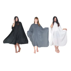 Factory Custom Logo Black Hair Salon Shawl Waterproof Barber Capes High Quality Hair Cutting Cape for Woman