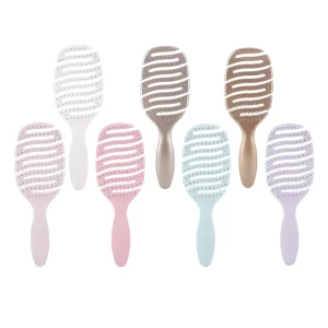 Factory Customized Color Durable Portable High End Plastic Comb Hair Brush for Home Use