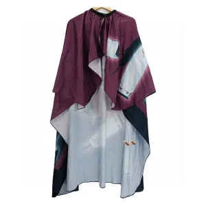 Factory Customized Waterproof Cloth Hair Cutting Cape Fabric Aprons Printed Hair Cutting Cape Barber Capes