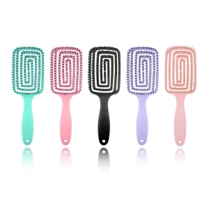 Factory Direct Hollow Nylon Needle Elastic Paint Home Hair Comb Multi Color Optional Mosquito Repellent Incense Comb Health