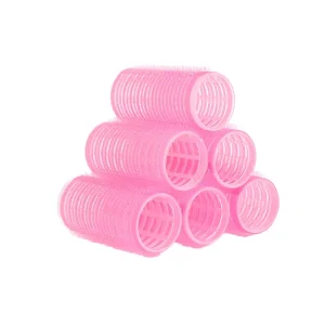 Factory Direct Sale Plastic Cold Self Grip Ellipse Cylinder Hair Curlers & Rollers No Heat Hairdressing Home Use