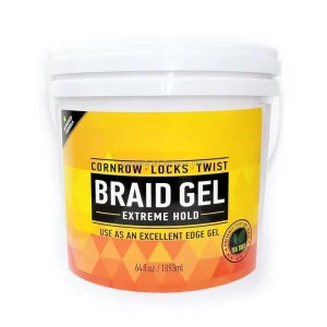 Factory Direct Supply 64oz Extreme Hold Braid Gel Fast Shipping No Flake Extra Hold High Shine for Braiding Beauty Personal Care