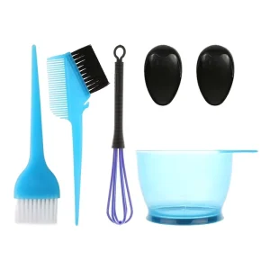 Factory Direct Supply Salon Care Hairdressing Tools Hair Brush Five piece Set Hair Brush and Comb Sets