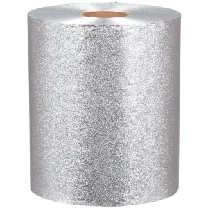 Factory Eco Friendly Food Grade Embossed Aluminum Silver Hair Foil Rolls for Hair Coloring & Beauty Salon Use