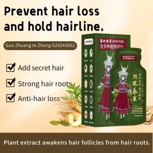 Factory Hair Care Anti Hair Loss Organic Regrowth Shampoo Plant Extract 300ml for Women and Men
