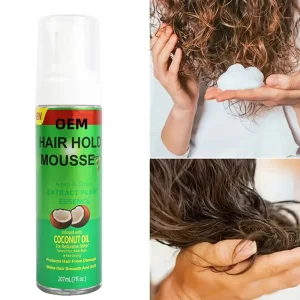 Factory OEM Customized Hair Styling Foam for Braids Styling Mousse New Arrival Hair Foam Mousse Curly Hair Mousse