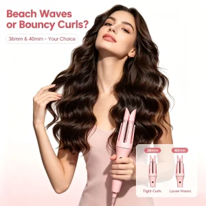 Factory Patent Automatic Portable Auto Rotating Hair Curler Curling Iron Professional