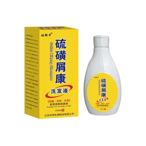 Factory Price Effective 210ml Treatment Cleansing Anti Dandruff Oil Control Sulfur Hair Scalp Shampoo