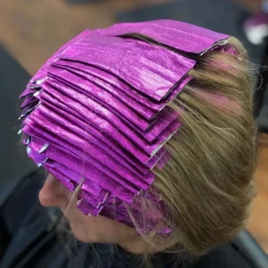 Factory Price Embossed Aluminum Foil sheet Printed Hair Coloring Foil for Salon