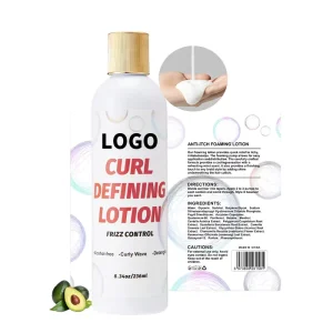 Factory Private Label Curly Wave Hair Styling Products Curly Natural Shea Butter Hair Curling Cream Moisturizer Hair Lotion