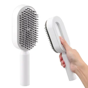 Factory Quick Easy Clean Hairbrush Hair Comb Self Cleaning Hair Brush for Women