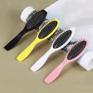 Factory Steel Needle Airbag Comb Scalp Massage Detangling Hair Brush Wet and Dry Hair Extension Brush for Wig