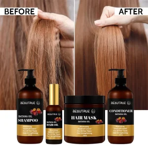 Factory Supply Batana Oil Hair Care Set Organic Nourishing Shampoo Conditioner Kit Deep Hydration Scalp Treatment Strengthening