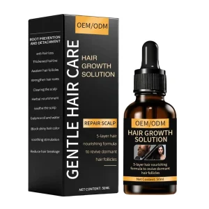 Fast Hair Regrowth Serum for Men Women Plant Extracts Composite Peptide Soothe Scalp Reduce Breakage OEM ODM Available