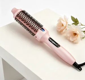 Fast Heat up Dual Use Hair Styling Brush Household Beauty Equipment Produces Long lasting Tidy Hairstyle for Ladies Daily Use