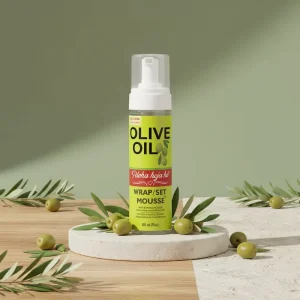 Firm Hold Natural Olive Oil Hair Mousse Curly Holding Hair Mousse Styling Foam For Braids