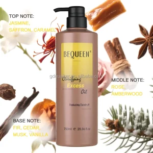 Fluffy Freshing Shampoo Long Lasting Fragrance Remove Buildup Gentle Cleansing Shampoo 750ml