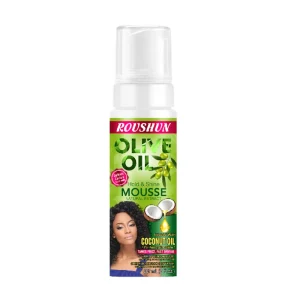 Foaming Olive Oil Curly Hair Mousse Mousse for Hair Strong Hold