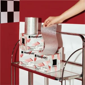 Foil Embossed Hair Foil Roll for Highlighting Hairdressing Coloring Customized Printing with Logo Embossing
