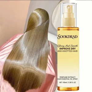 Fragrance Extract Essential Oil Spray for Smooth Shiny Hair Moisturizing Dry Tangled Hair Care All Hair Types China Origin