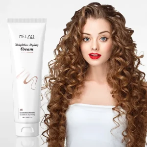 Frizz Control Hair Care Smoothing Air Dry Cream, Weightless Curly Hair Styling Cream for Women
