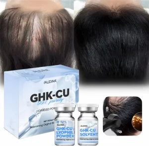 G Blue Copper Peptide Freeze Dried Kit Hair Growth Biotin Serum Hair Beard Regrowth Treatments Extra Strength Hair Loss Solution
