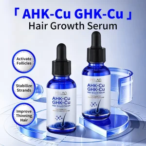 Ghk Cu+Ahk cu Hair Serum Activate Follicles Pro High Potency Biotin Saw Palmetto DHT DefenseThinning Ghk cu Copper Peptide Serum