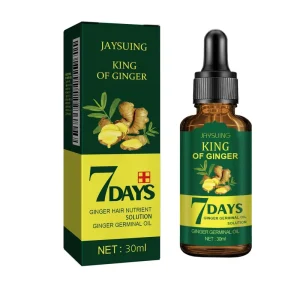Ginger Oil 7 Days Fast Hair Growth Essential Oil Hair Loss Treatment Regrowth Serum Oil