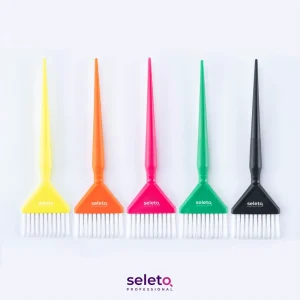 Glitter Hair Coloring Large Dye Tint Brush Hair Dyeing Kit Handle Professional Salon Barber Hair Bleach Tinting