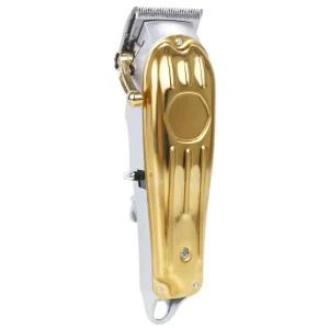 Gold Professional Electric Cordless Rechargeable Hair Clipper Trimmer Men Hair Cut Barber Shop Supplies