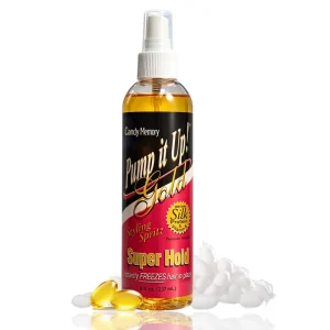 Gold Styling Spritz Super Firm Hold Hair Setting Spray Prevent Hair Reversion for Braider Use