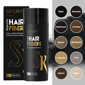 Good Quality Hair Building Fibre Thickening Hair Fiber Powder Spray Hair Loss Treatment Keratin Fiber With Applicator Spray