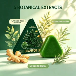 Grass & Arborvitae Shampoo Bar Factory Promote Hair Growth & Thickening Herbal Shampoo Bar