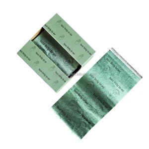 Green Design Hair Aluminum Foils 5×10.75 Inch 500 Sheets Professional Hair Foils for Highlighting