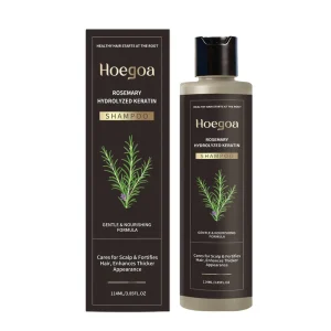 HOEGOA Hair Care Gentle Cleansing Nourishing Repairing Promote Hair Growth Organic Rosemary Hydrolyzed Keratin Shampoo