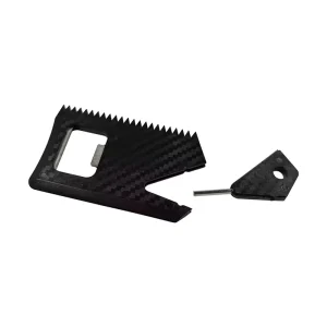 HUA Portable Multifunction Plastic Hex Fin Screw Key Comb Model DI0018 for Wax Cleaning Remover of Surfboards & School Supplies