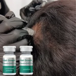 Hair 2billion Exos stem Cell and Ghk cu Copper Peptides Lyophilized Powder Hair Growth Accelerator Treatment Serum for Hair Loss