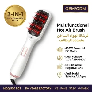 Hair Blower Brush One Step Hair Dryer Hot Air Brush Hairdryer Hairbrush Blow Dryer Comb