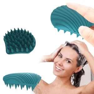 Hair Brush Custom Logo Massage Hair Comb Styling Tool Hairbrush Scalp Scrubber Silicone Baby Scalp Shampoo Brush